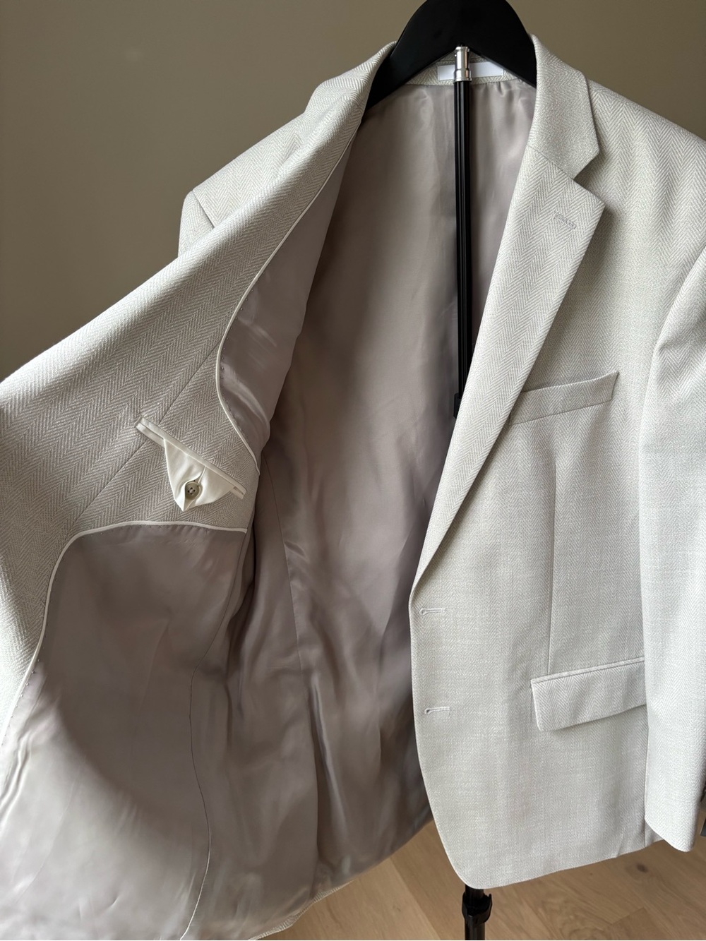 Michael Kors Light Cream Men's Sport Coat Blazer - Picture 9 of 10